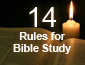 fourteen rules of bible study